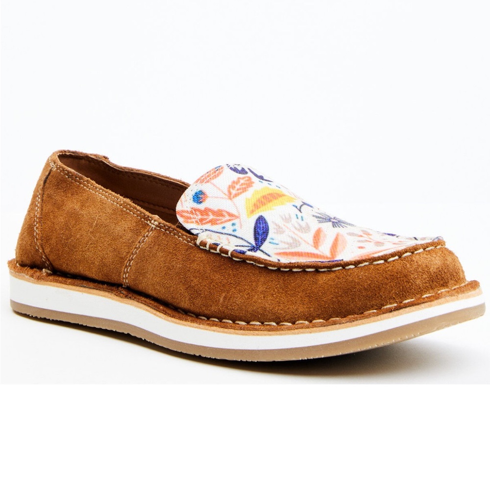 NEW MYRA BAG WOMEN'S HAZEL PRINT SLIP-ON CASUAL SNEAKER - MOC TOE size 7